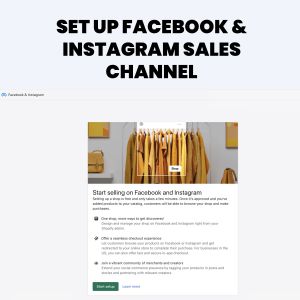 Integrate Facebook & Instagarm sales channel to your shopify store