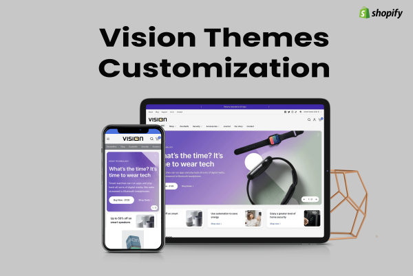 Vision Premium Shopify Theme Customization - Image 1