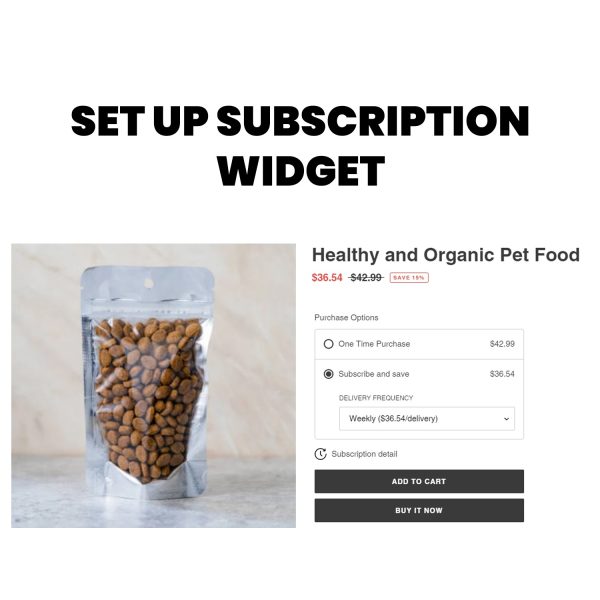 Set Up Subscription Widget - Appstle App Integration - Image 1
