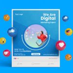 Social Media post Template for DM Agency