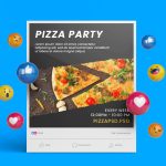 Social Media post Template Design for Restaurants