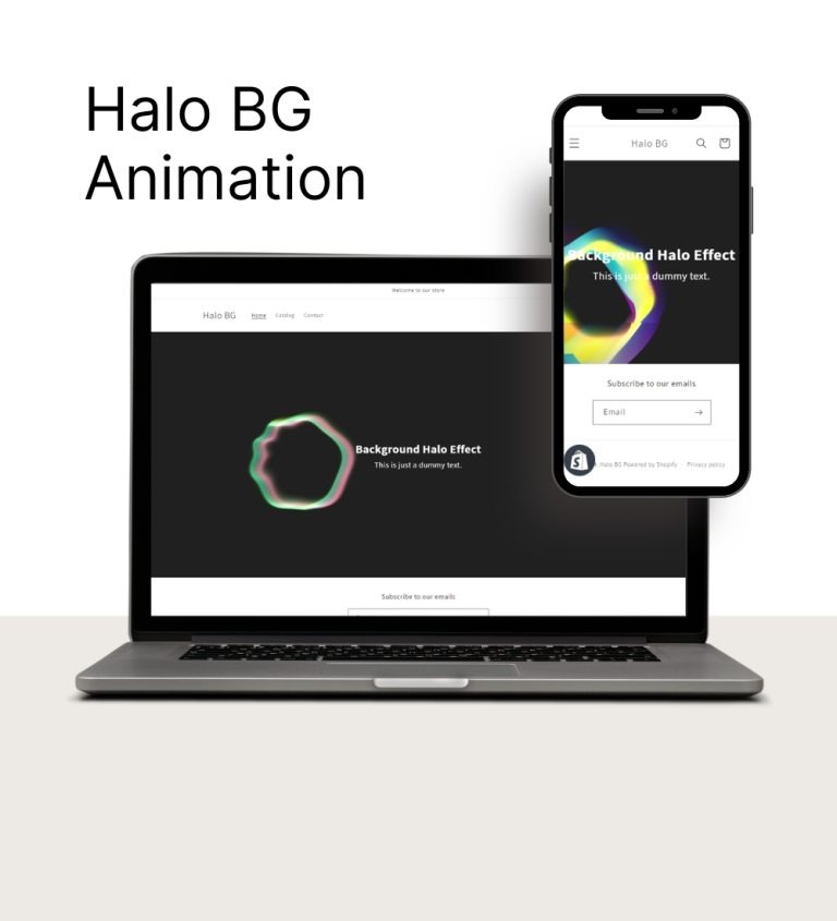 Interactive Shape Background Section Template – HTML/CSS/JS - RS Digitals