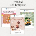 Baby Toys Social Media Post Canva Templates
