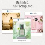 Perfume Business Social Media Post Canva Templates