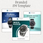 Timeless Elegance - Hand Watch Social Media Post Templates
