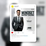Premium Social Media Post Template for Mindset Coaches