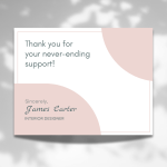 Personalized Thank You Card Templates – Editable in Canva