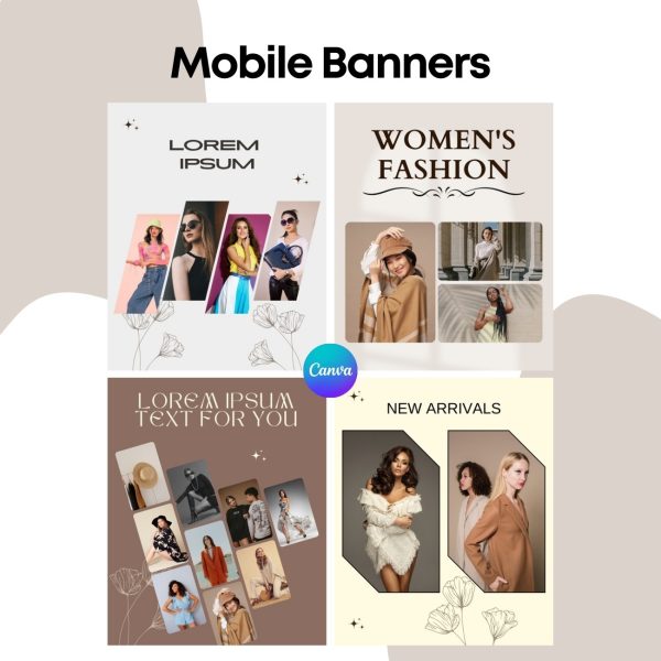 Customizable Website Banners for Clothing Stores – Desktop & Mobile Friendly - Image 3