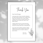 Personalized Thank You Card Templates – Editable in Canva