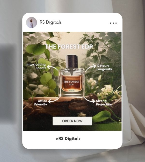 Perfume Business Social Media Post Canva Templates - Image 3