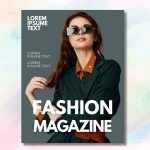Magazine Cover Customizable Canva Template