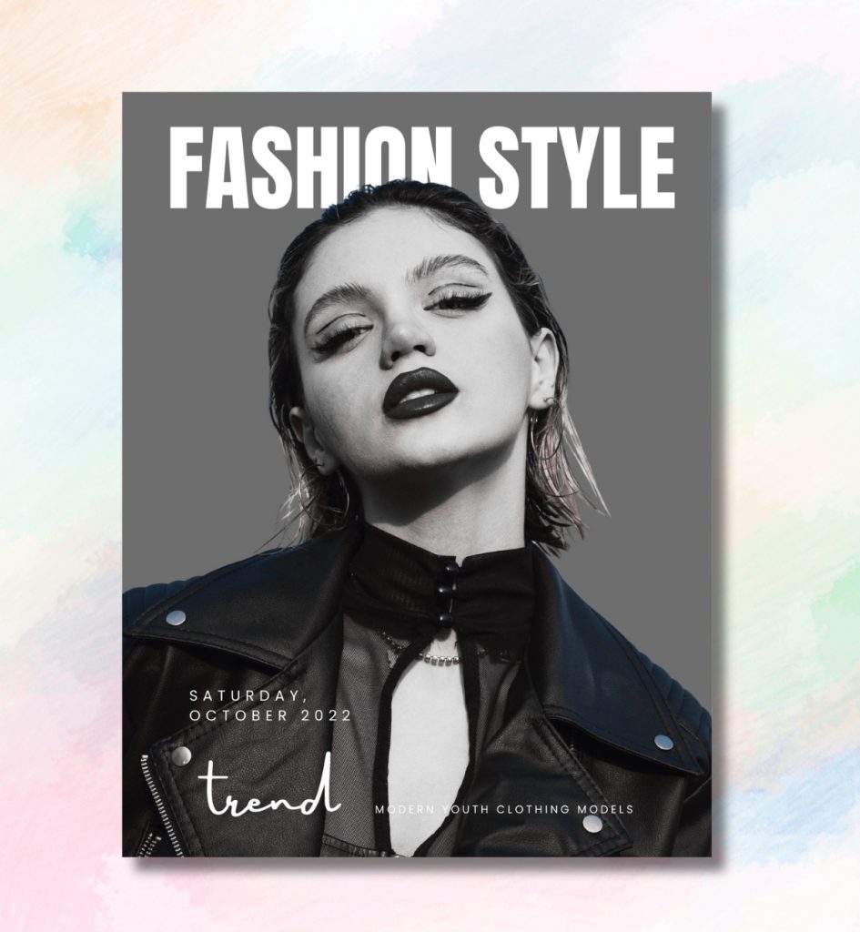Magazine Cover Customizable Canva Template - RS Digitals
