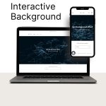 Interactive HTML/CSS/JS Section with Moving Background Effect