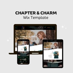 Get Branded Chapters & Charms Template For Your Wix Website