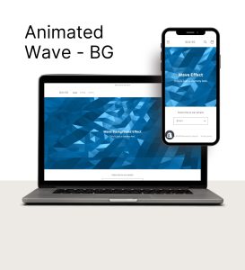 Interactive Wave Background Section – HTML/CSS/JS (Customizable) - RS ...