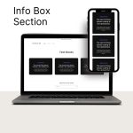 3-Column Info Section with Stylish Background – HTML/CSS