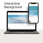 Interactive Cloud Animation Section – HTML/CSS/JS