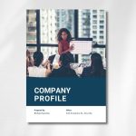 6-Page Editable Company Profile Template for Canva