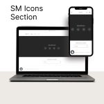 Glowing Social Media Icons Template – HTML/CSS (Customizable)