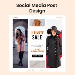 Social Media Post Design Template For Clothes Business