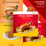 Savory Showcase Restaurant Canva Template Bundle
