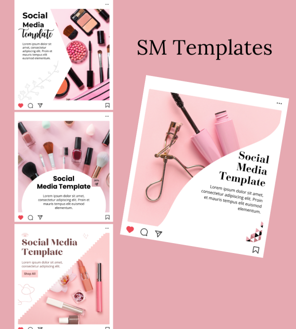 Flawless Makeup Canva Template Pack - Image 3