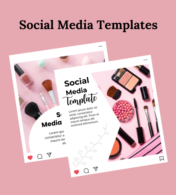 Flawless Makeup Canva Template Pack - Image 2