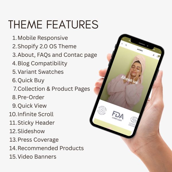 Axora – Modern Multipurpose Shopify 2.0 Theme for Beauty & Lifestyle Brands - Image 3