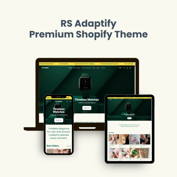 RS Adaptify – Multipurpose Shopify Theme - RS Digitals